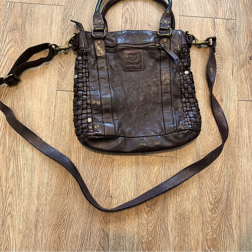 BEARdesign -  100% leather crossbody bag